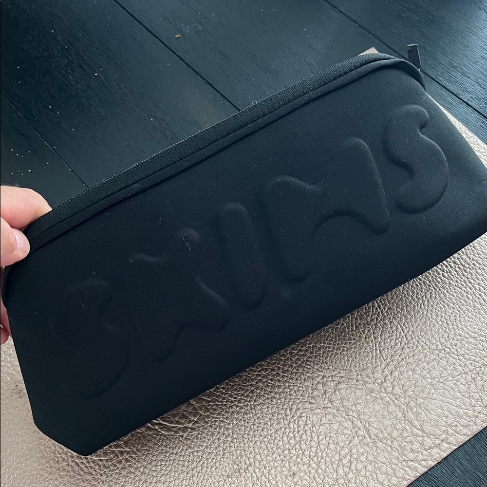 Black SKIMS  Makeup Bag